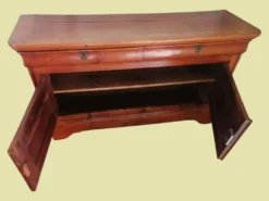 Buffet enfilade bahut en bois massif - Style louis Phillipe.