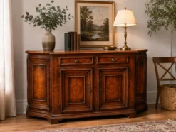 Buffet Enfilade Français Provençal Vintage 4 portes