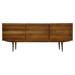 Buffet en noyer vintage allemand des années 1960.