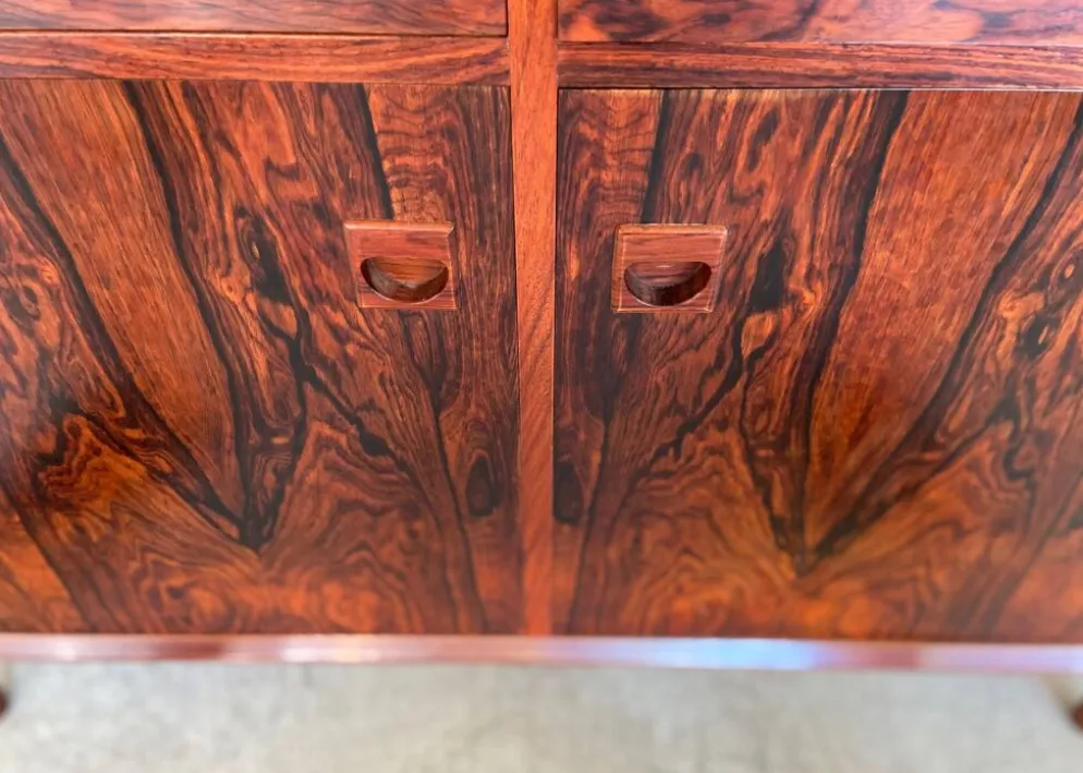 Buffet en palissandre danois vintage rétro des années 1960 par Brouers.