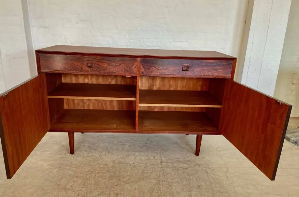 Buffet en palissandre danois vintage rétro des années 1960 par Brouers.