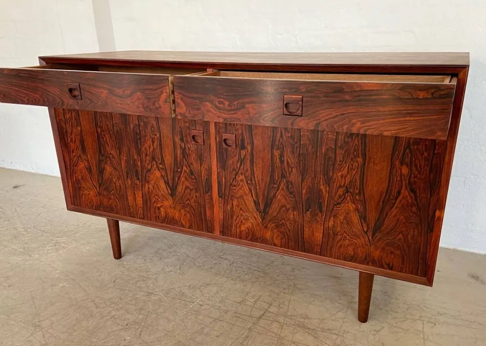 Buffet en palissandre danois vintage rétro des années 1960 par Brouers.