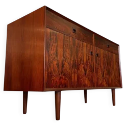 Buffet en palissandre danois vintage rétro des années 1960 par Brouers.