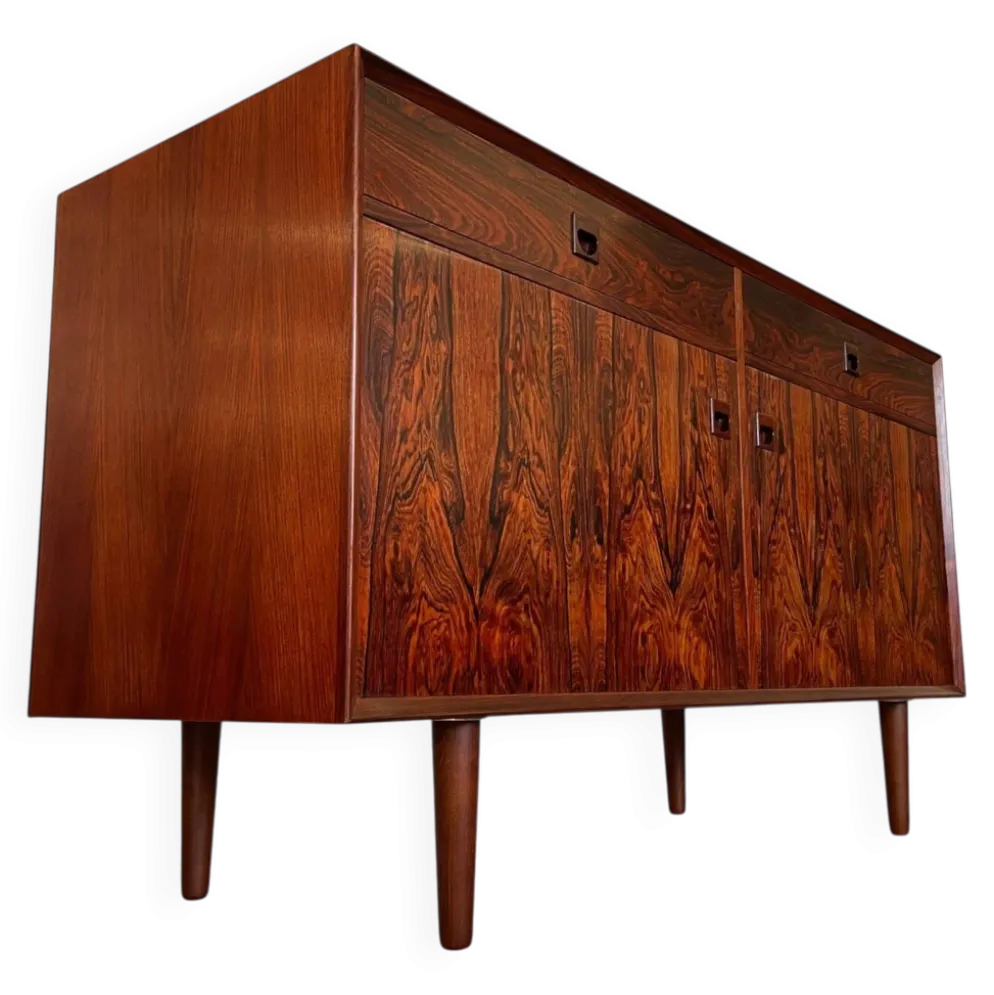 Buffet en palissandre danois vintage rétro des années 1960 par Brouers.