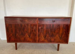 Buffet en palissandre danois vintage rétro des années 1960 par Brouers.