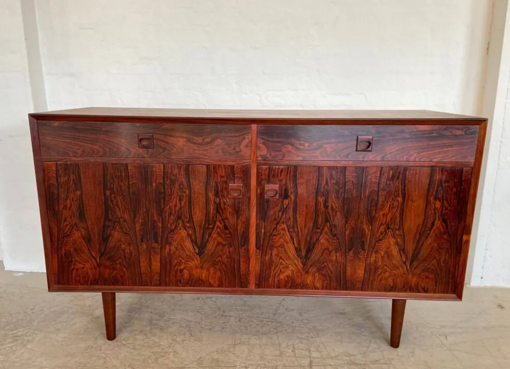 Buffet en palissandre danois vintage rétro des années 1960 par Brouers.