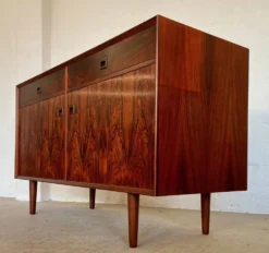 Buffet en palissandre danois vintage rétro des années 1960 par Brouers.