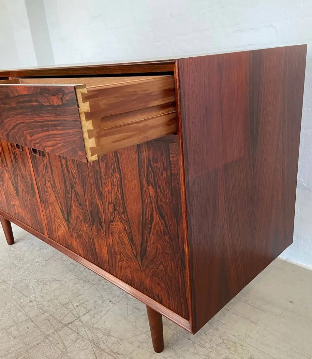 Buffet en palissandre danois vintage rétro des années 1960 par Brouers.