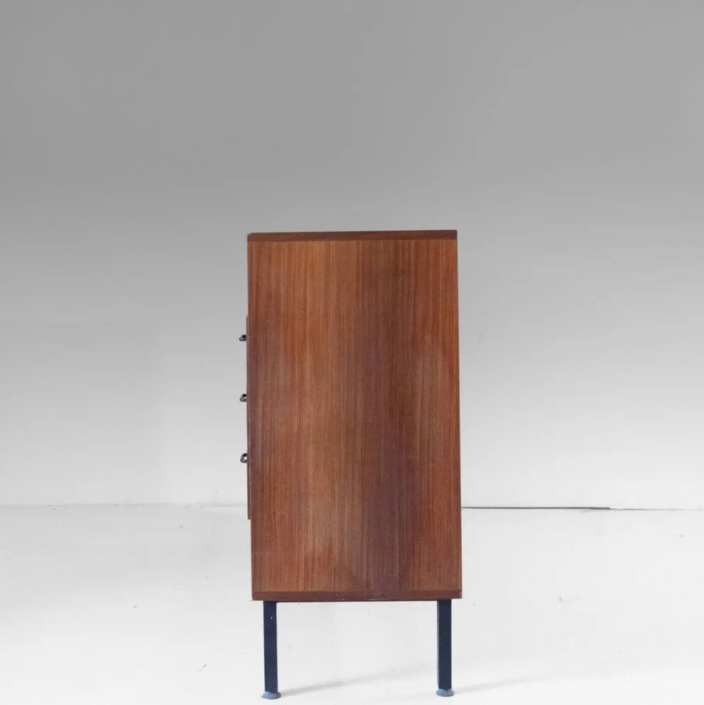Buffet en palissandre de style mid-century moderne avec tiroirs, Italie années 1970.