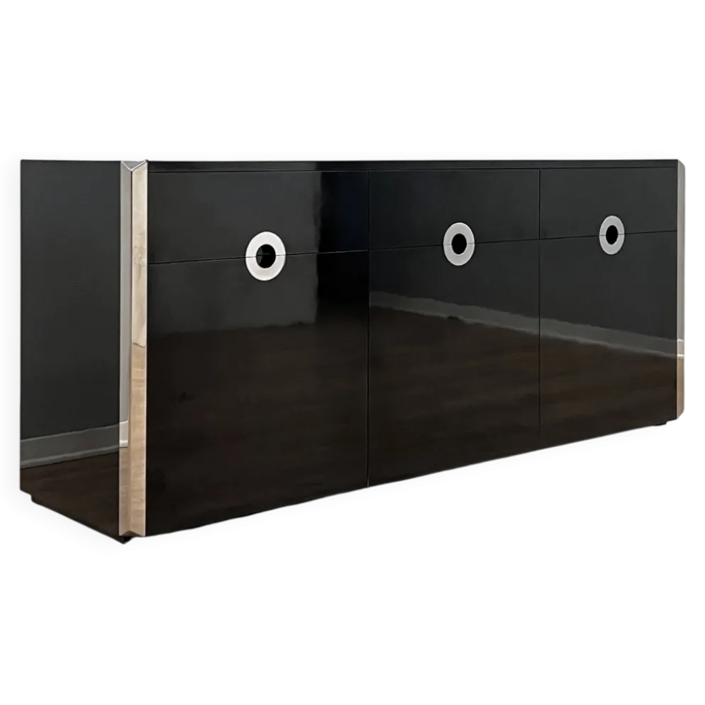 Buffet en stratifié vintage Mario Sabot des années 1970