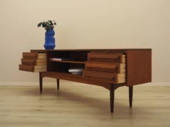 Buffet en teck avec surfaces extensibles, Danemark, années 1970