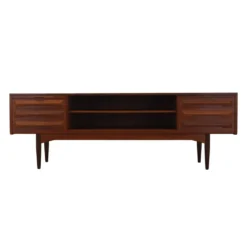 Buffet en teck avec surfaces extensibles, Danemark, années 1970