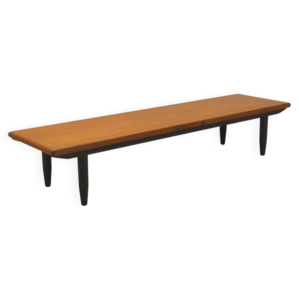 Buffet en teck, console danoise basse, années 1970