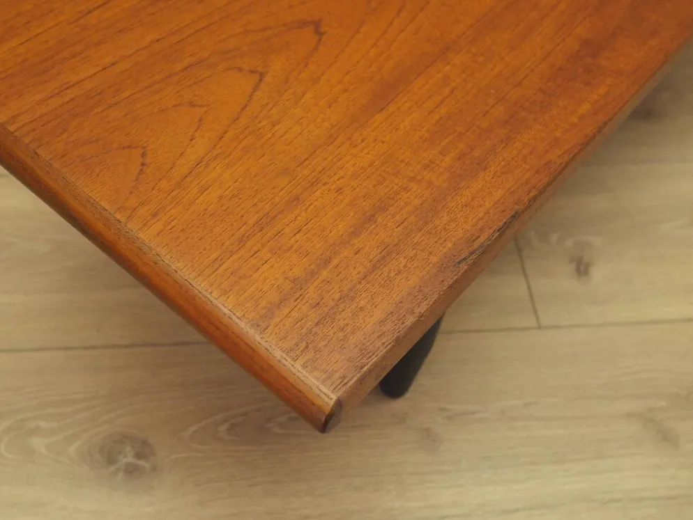 Buffet en teck, console danoise basse, années 1970