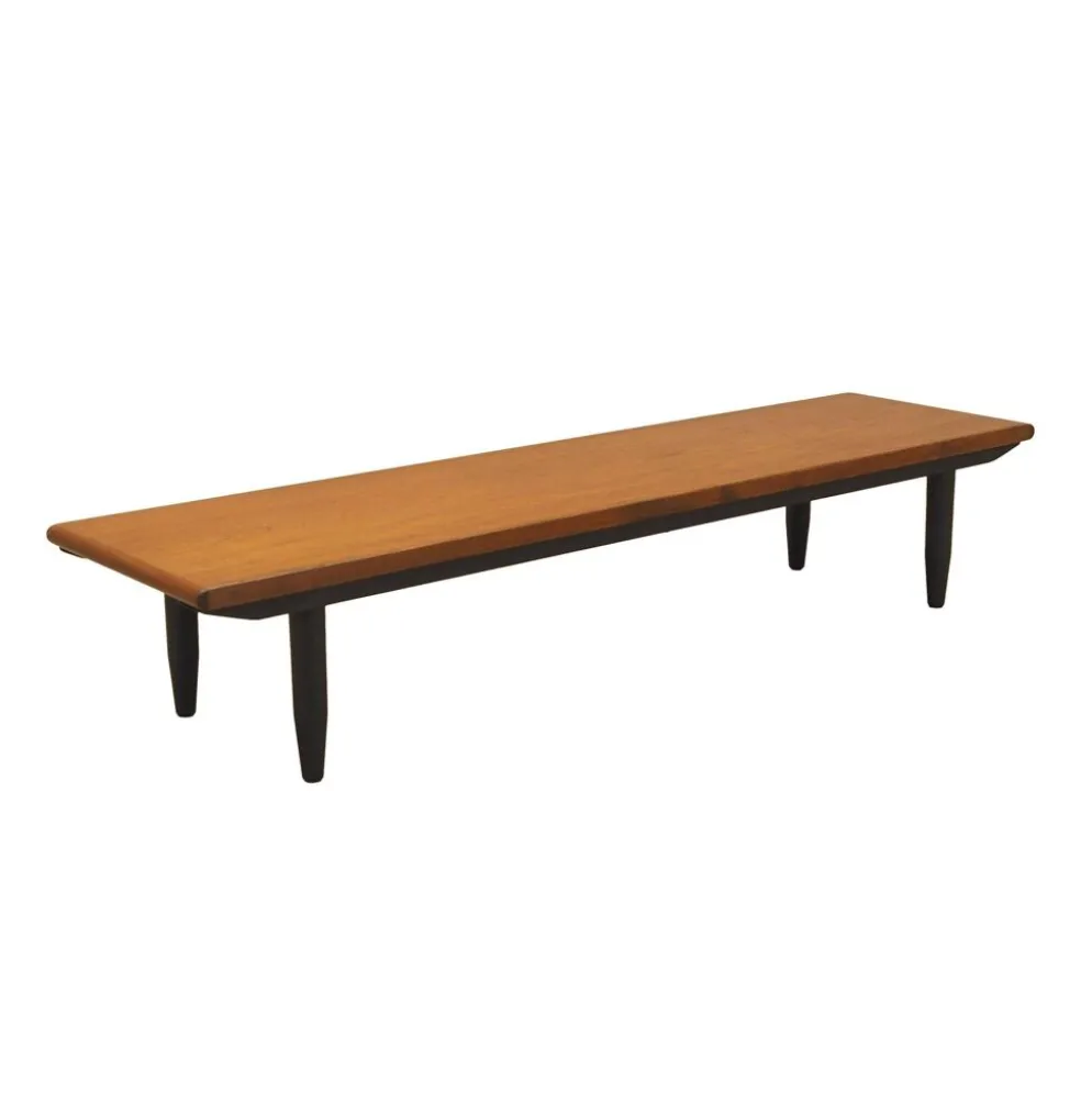 Buffet en teck, console danoise basse, années 1970