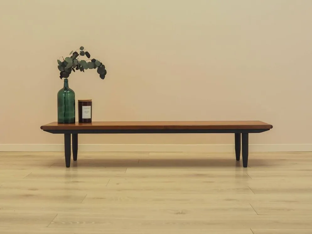 Buffet en teck, console danoise basse, années 1970