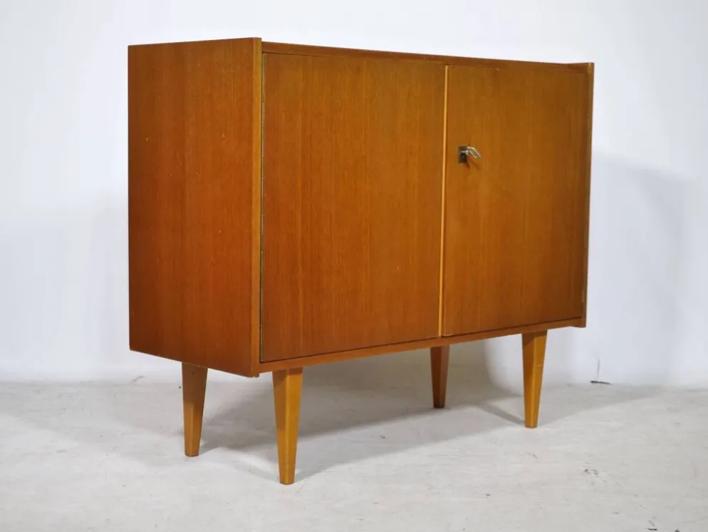 Buffet en teck des années 1960, style mid-century