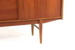Buffet en teck design danois | 208 cm - Moderne du milieu du siècle - Vintage