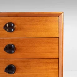 Buffet en teck de style mid-century moderne par George Coslin pour Faram, Italie, années 1960.