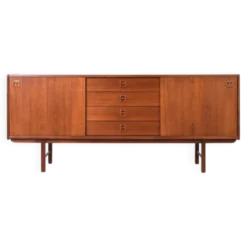 Buffet en teck du milieu du siècle par Klippan Korsør pour Ikea, années 1960.