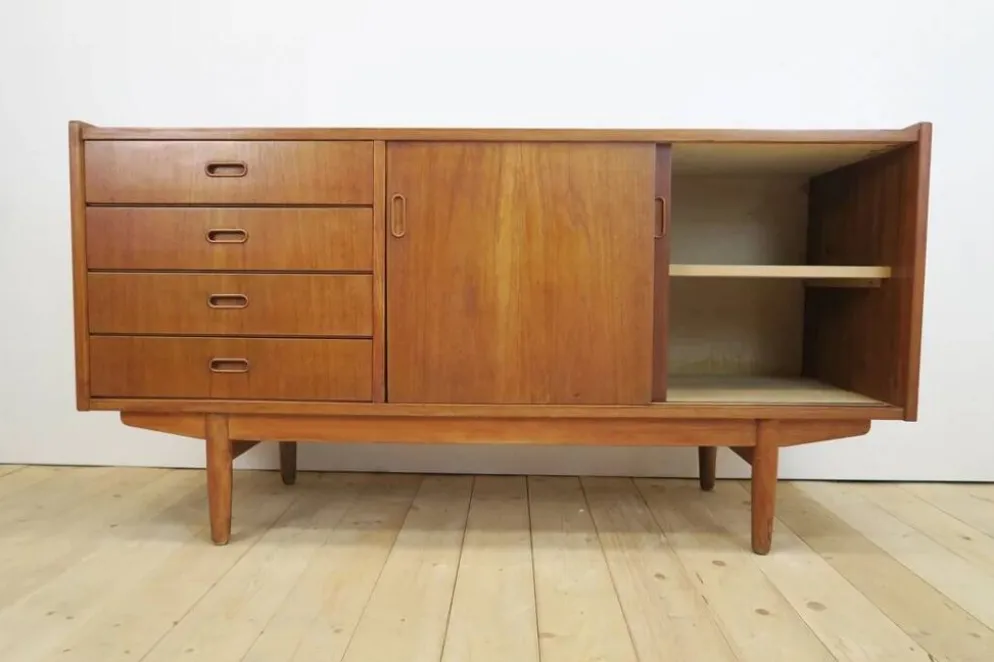Buffet en teck IKEA Gedser, années 1950-1960