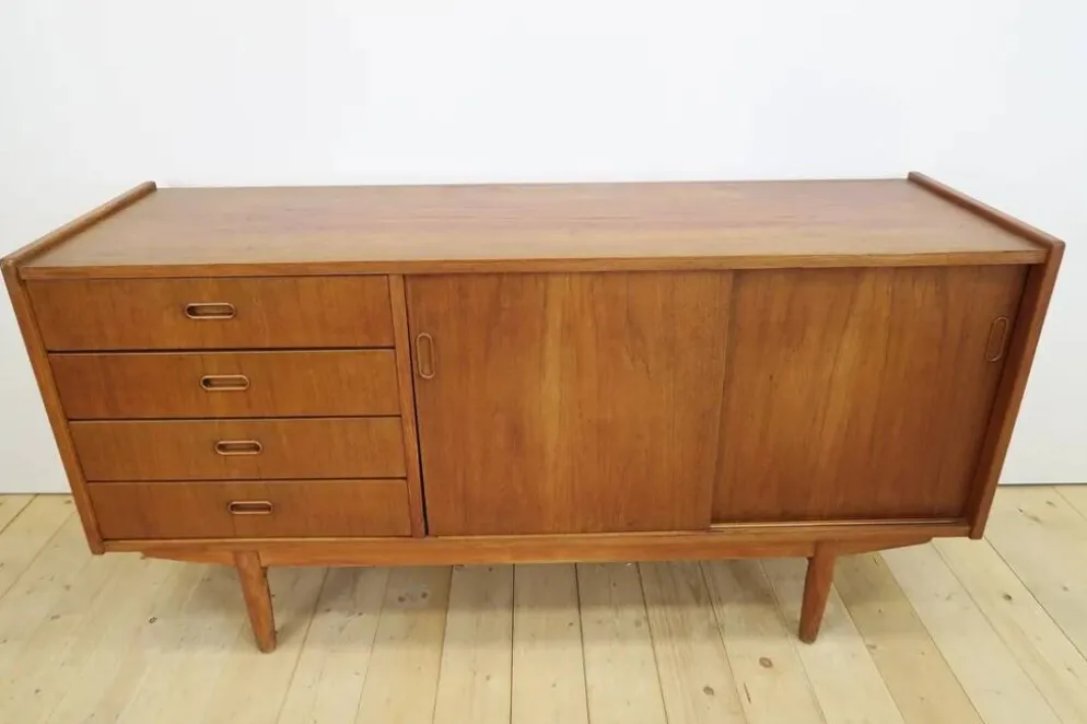 Buffet en teck IKEA Gedser, années 1950-1960