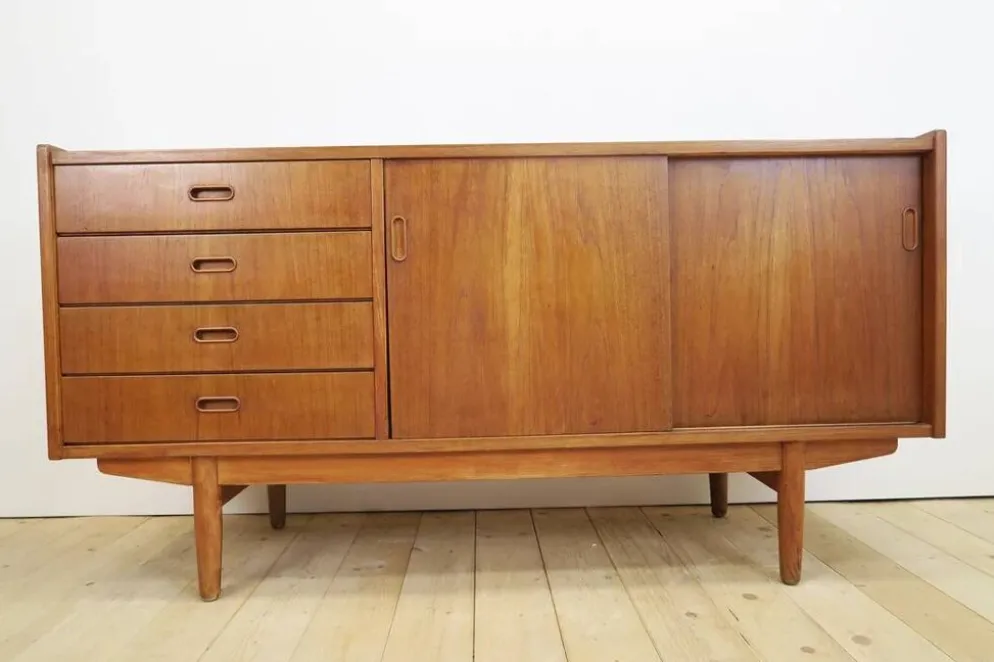 Buffet en teck IKEA Gedser, années 1950-1960