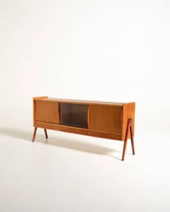 Buffet en teck par Bengt Ruda, années 1950/1960.