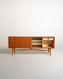 Buffet en teck par Ulferts, Suède, années 1950-60