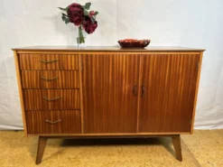 Buffet en teck Remploy vintage | Années 1950-1960 | Design britannique du milieu du siècle A
