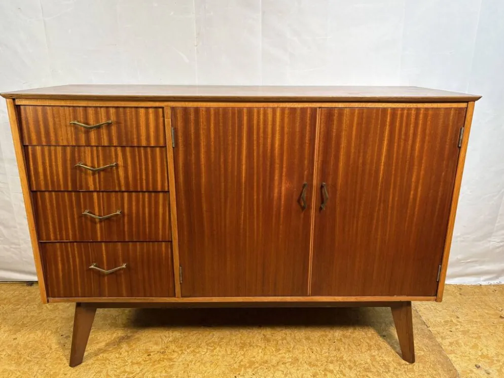 Buffet en teck Remploy vintage | Années 1950-1960 | Design britannique du milieu du siècle A
