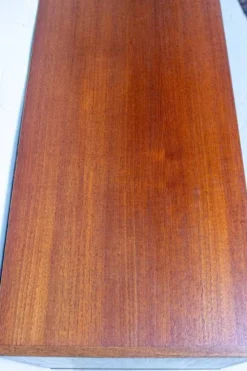 Buffet en teck vintage avec tiroirs Fristho Modulus danois des années 60.