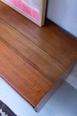 Buffet en teck vintage avec tiroirs Borge Mogensen milieu du siècle