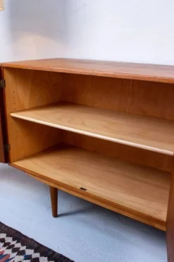 Buffet en teck vintage avec tiroirs Borge Mogensen milieu du siècle