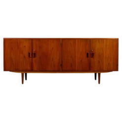 Buffet en teck vintage avec tiroirs Borge Mogensen milieu du siècle