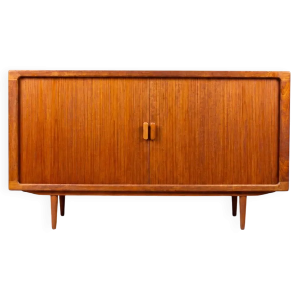 Buffet en teck vintage avec tiroirs, danois Silkeborg, milieu du siècle.