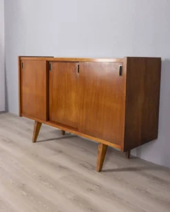 Buffet en teck vintage des années 1970, design italien