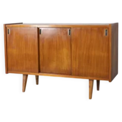 Buffet en teck vintage des années 1970, design italien