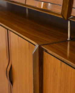 Buffet en teck vintage des années 1970, conçu par Barovero.