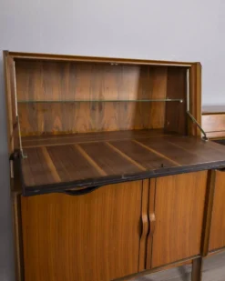 Buffet en teck vintage des années 1970, conçu par Barovero.