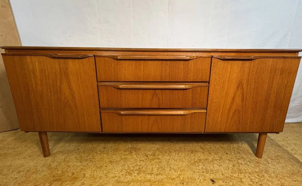 Buffet en teck vintage exceptionnel des années 60 | Scandinave britannique