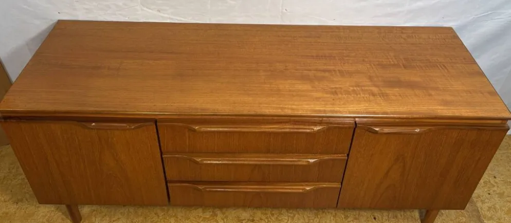 Buffet en teck vintage exceptionnel des années 60 | Scandinave britannique