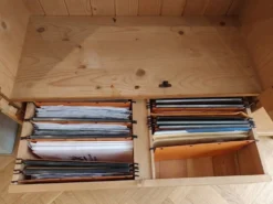 Buffet haut classique en bois
