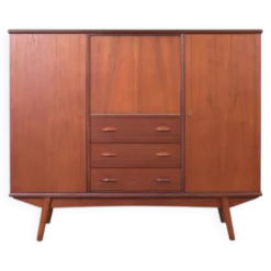 Buffet haut en teck danois des années 1960.