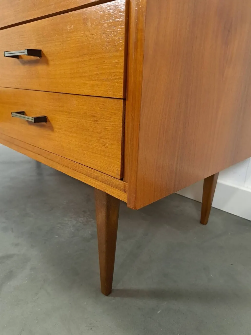 Buffet, meuble bar en bois laqué, 1950-60