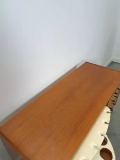 Buffet, meuble bar en bois laqué, 1950-60