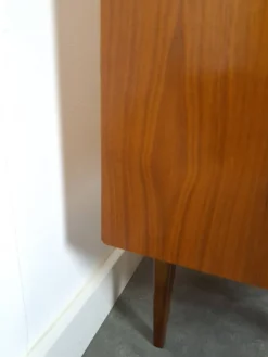 Buffet, meuble bar en bois laqué, 1950-60