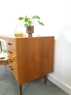 Buffet, meuble bar en bois laqué, 1950-60