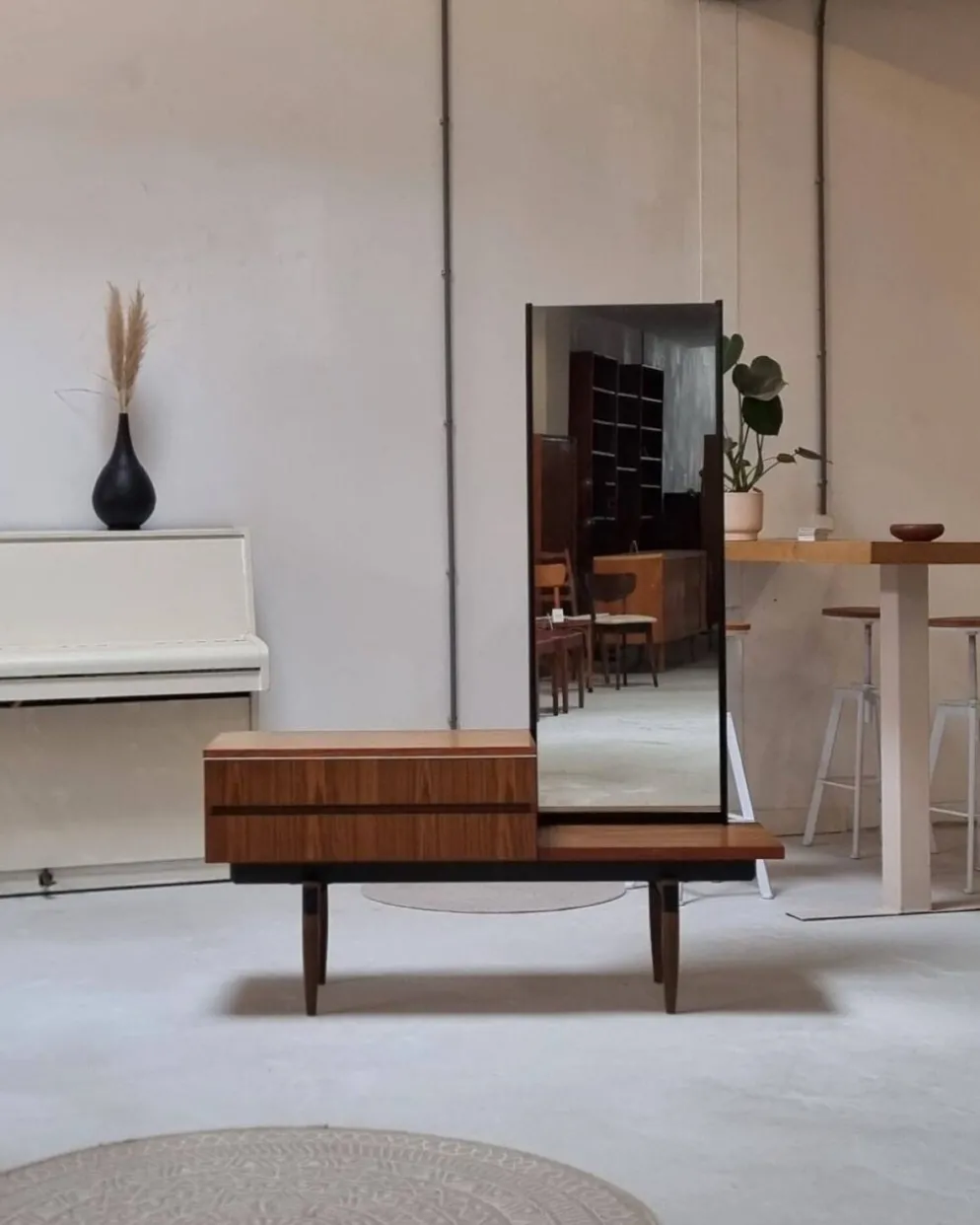 Buffet miroir des années 70
