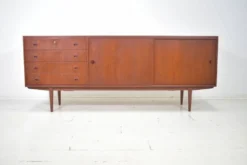 Buffet Musterring des années 1960 en teck Vitrine Mid Century